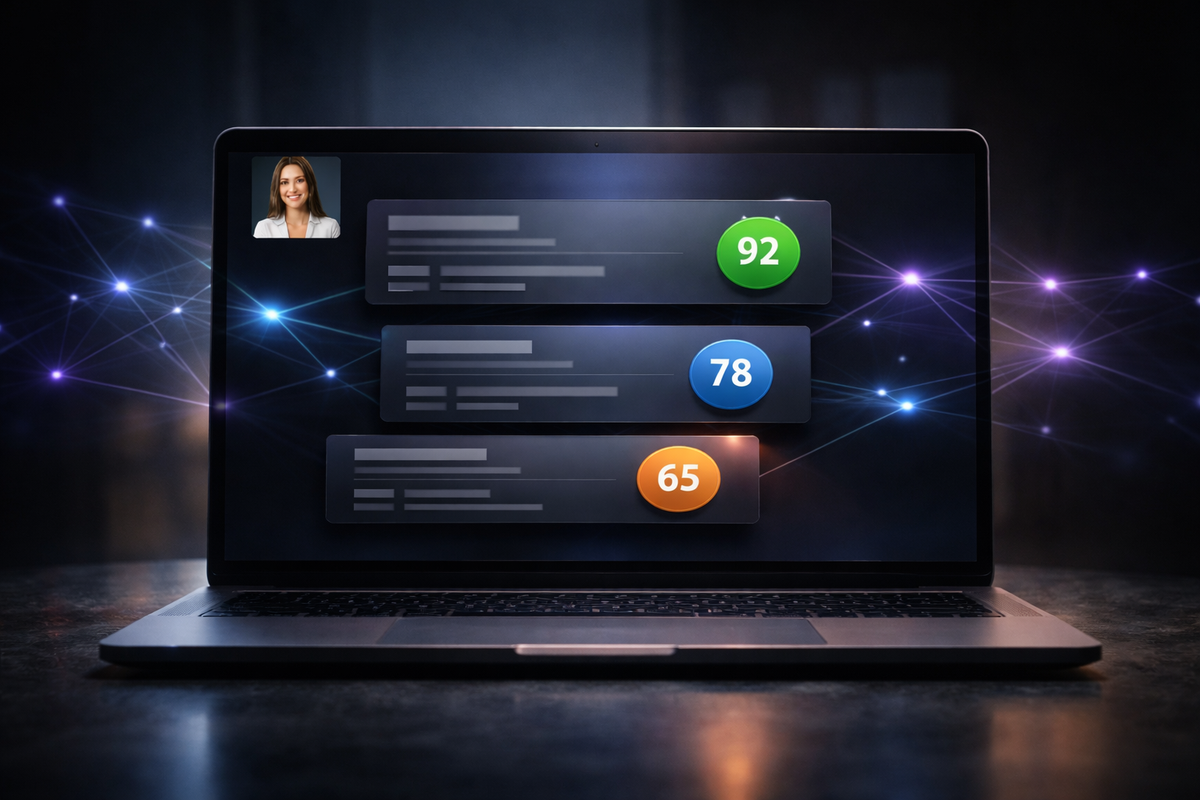 AI Jobs Alert platform — AI-powered job search showing match scores and cover letter generation